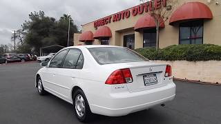 2003 Honda Civic Hybrid sedan ONLY 137k miles video overview and walk around.