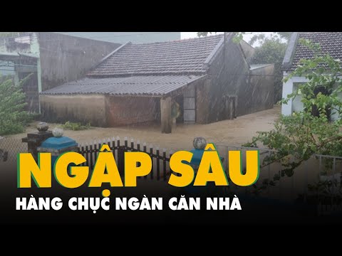 Video Hàng chục ngàn căn nhà ngập sâu trong nước lụt tại... - youtube