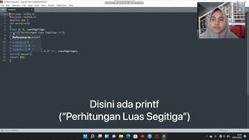 Pemrograman Dasar - Menghitung Luas Segitiga