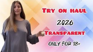 4K Natural Micro Bikini Try-On Haul Transparent | Transparent Lingerie &amp; See-through Styles Try On 1