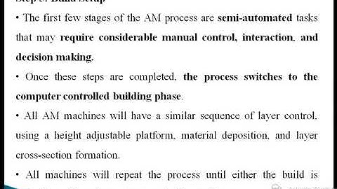 Additive manufacturing process chain