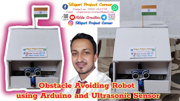 Obstacle Avoiding Robot using Arduino and Ultrasonic Sensor #obstacleavoidingrobot