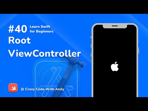 40. Root View Controller Programmatically in Swift - Learn Swift For Beginners