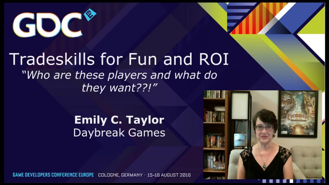 gaming logo GDCE16 Flash Forward: Tradeskills for Fun and ROI