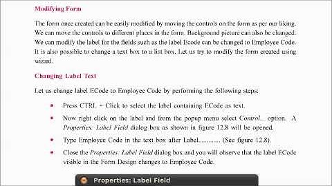 CLASS-XI (COMP.) Ch 12 Forms and Reports part 1
