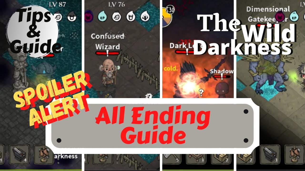 All Ending Guide The Wild Darkness [ Android ] YouTube