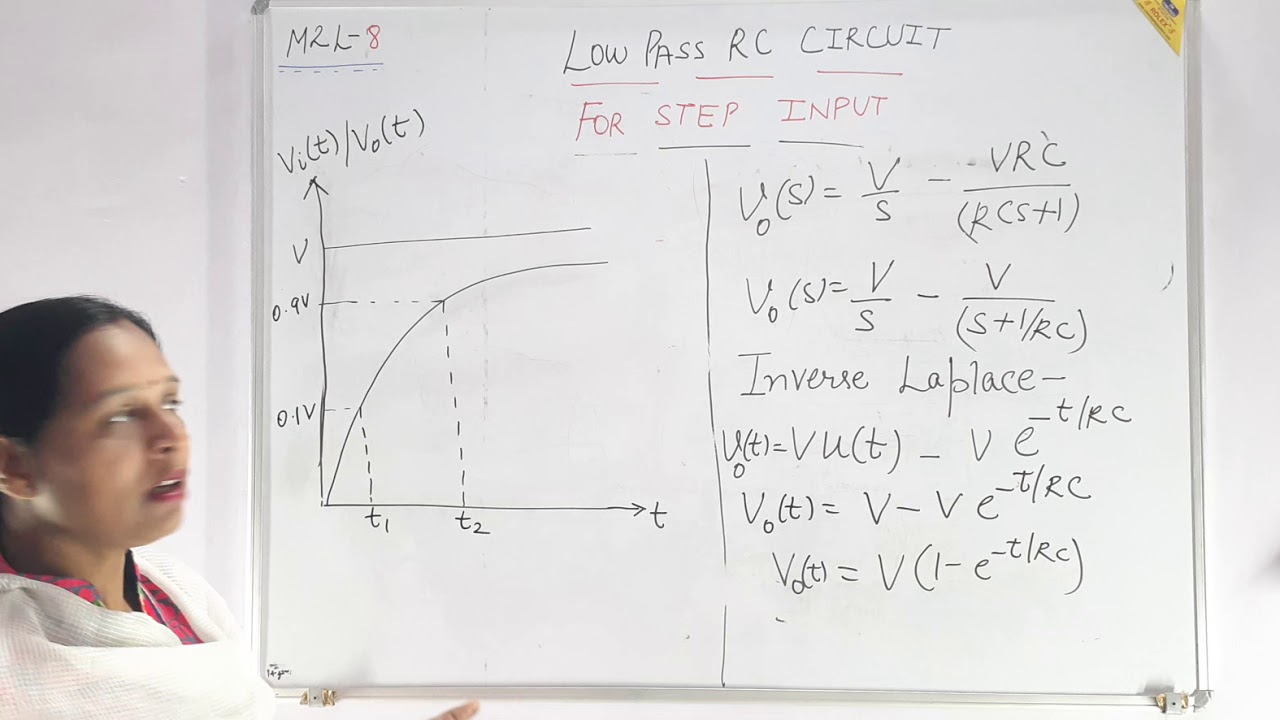 Low Pass RC Circuit Working For Step Input (M2 L8) - YouTube