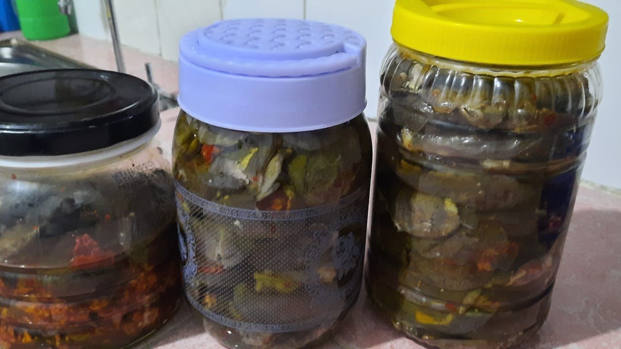 طريقة عمل  المكدوس ع طريقتي خطوة بخطوة 👍🏻👍🏻👍🏻👍🏻👍🏻