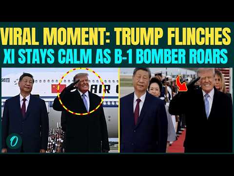 ‘Cold Look’: Xi Jinping Looks Unfazed as 2 B-1 Bombers Roar Over Arrival Ceremony | US News