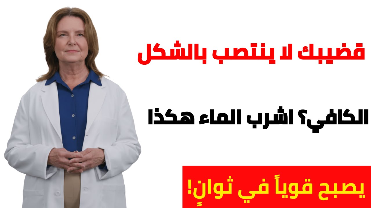 طبيبة مسالك بولية: اشرب الماء بهذه الطريقة لتحسين الانتصاب والقوة الجنسية