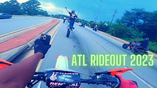 The Best Rideout Of The Year! Illegal Dirt Bikes In Atlanta!