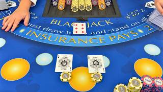 I SPLIT TWO PERFECT PAIR ACES & BET $250,000 ON HUGE BLACKJACK HANDS IN HIGH STAKES CASINO SESSION!