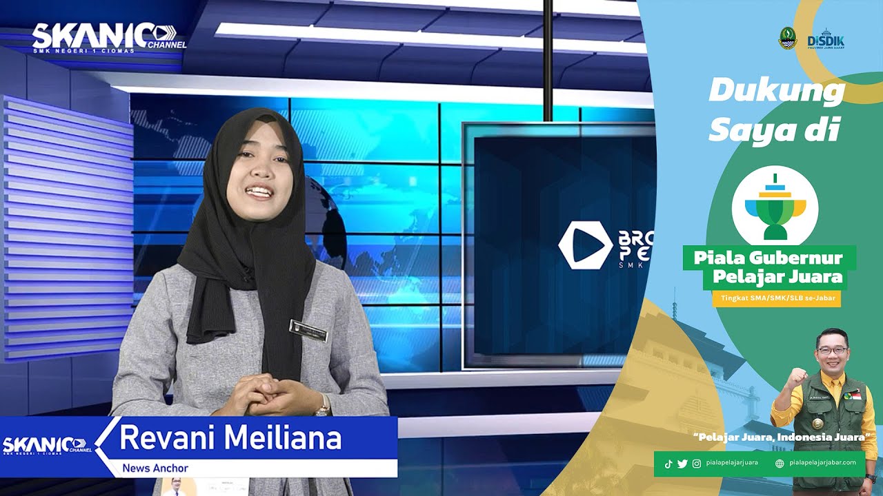 Piala Gubernur Pelajar Juara 2022 – News Anchor – Smk Negeri 1 Ciomas (Revani Meiliana)
