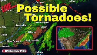Live Weather: Possible Tornado! - 5% Tornado Risk