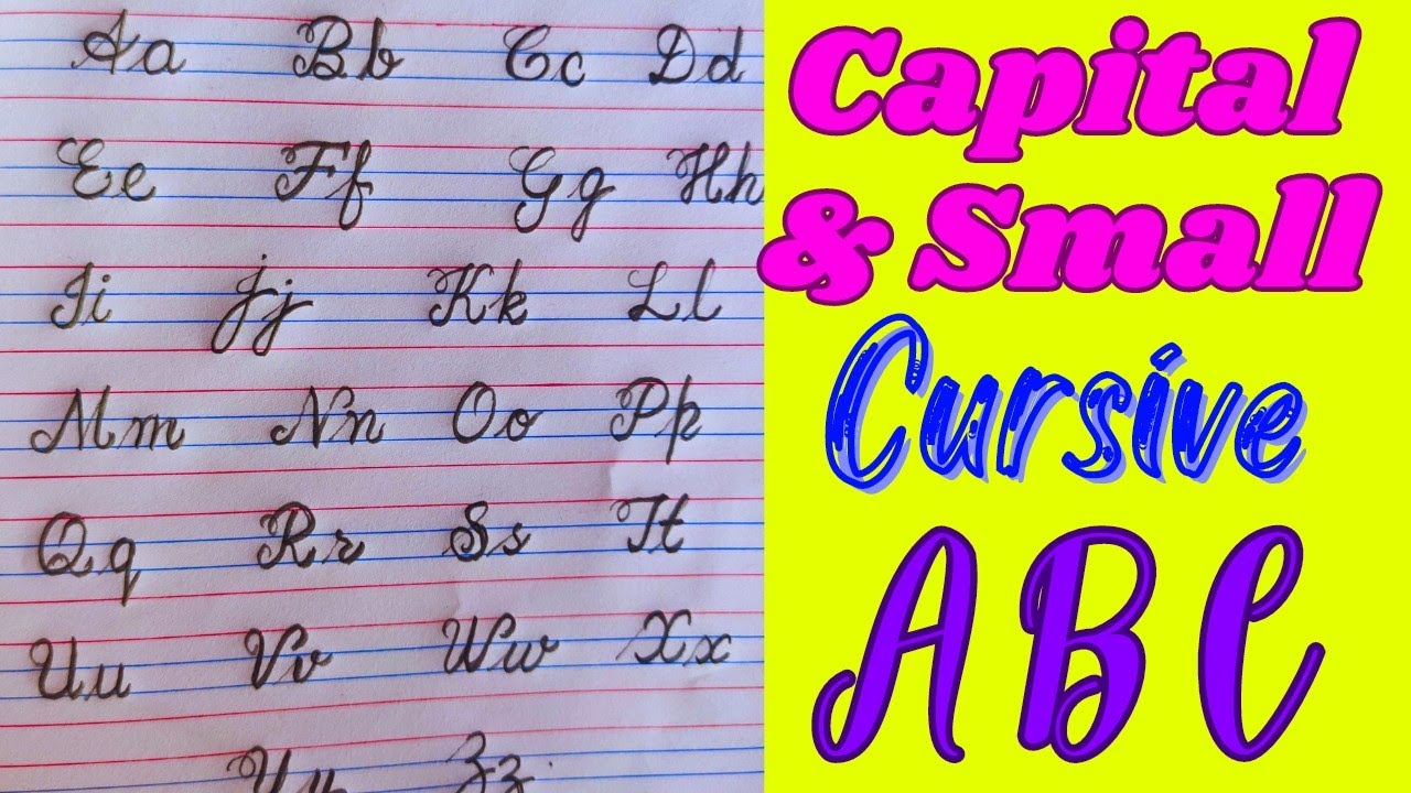 Cursive Youtube Cursive Writing A to Z | Cursive Writing #english #cursive #writing ...