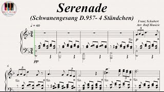 Serenade (Schwanengesang D.957- 4 Ständchen) - Franz Schubert, Piano chords