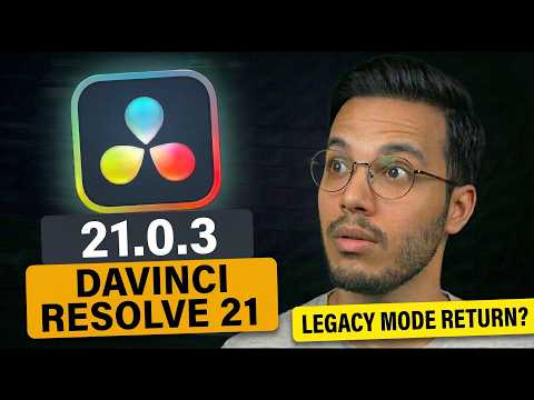 DaVinci Resolve 21.0.3 Update: Legacy Speed Ramp Curve Returned & New Features!