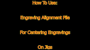 Engraving Alignment File - How To Use - 15 Slot Business Card Jig Example Video