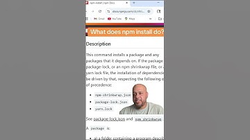 What is npm install?