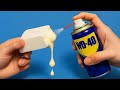 Why Didn’t I Know This! Spray WD-40 on Foam and Fix Any Broken Plastic in Your Home!