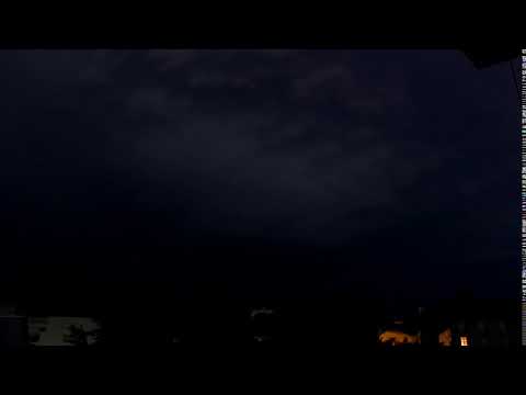 Orage nocturne sur Pau le 30/06/2020 [Time-Lapse]