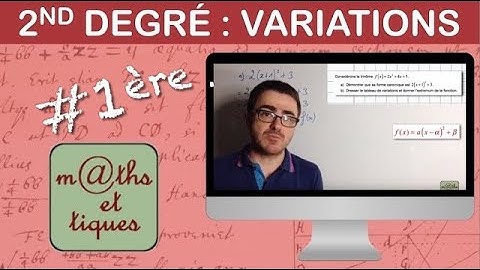 Déterminer les variations (et l