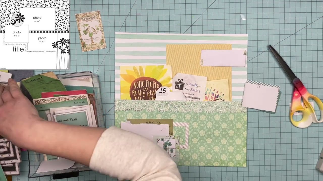 Scrapbook Process: Saying Bye // Follow a Sketch February 2025 // 