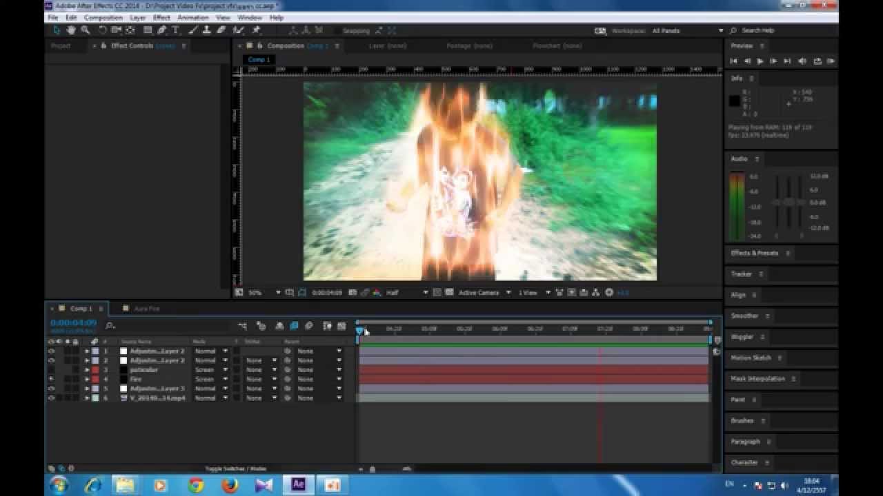 After Effects Tutorial Aura Fire สอนทำเอฟเฟคออร่าแบบไฟ - YouTube