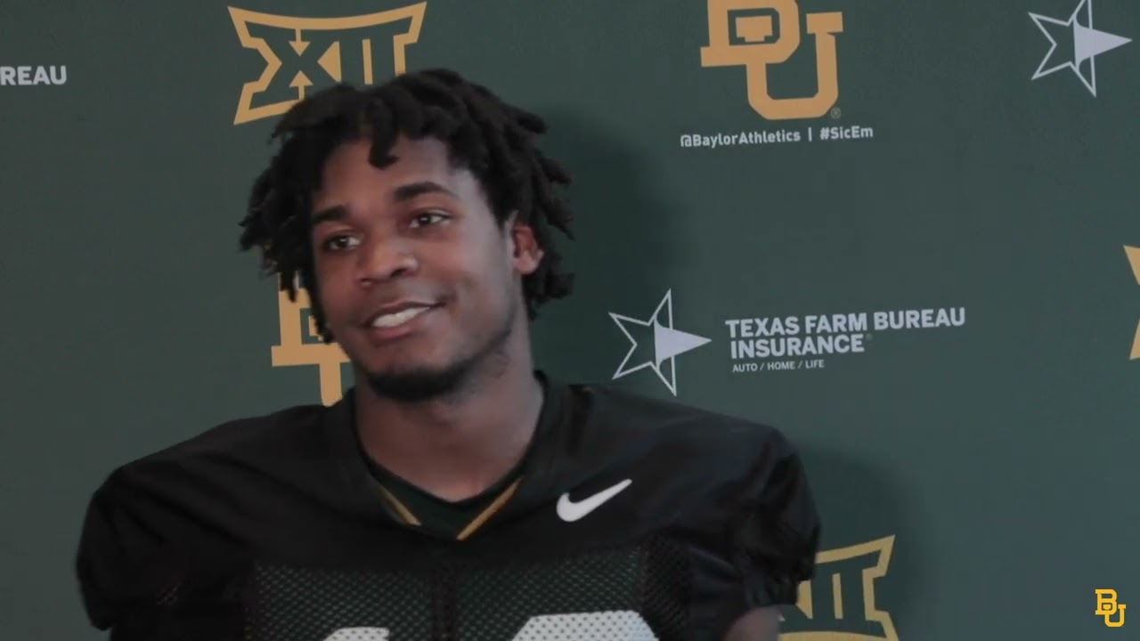 Baylor Football: Isaiah Dunson Media Availability (April 3, 2023)