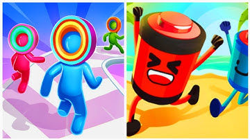 Layer Man vs Battery Run - ASMR Gameplay Walkthrough (Freepya, New Update)