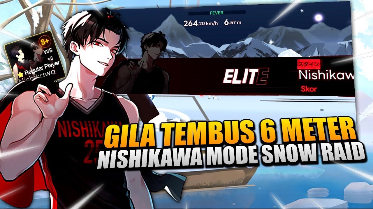 Gila Bisa Tembus 6 Meter!! Nyobain Nishikawa Di Mode Snow Raid | The Spike VolleyBall Cross