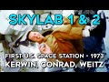 Skylab 1  2  first us space station mission historical footage  narration mission audio nasa