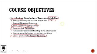 HYSYS - Your First Simulation - Course Objectives (Lec 003)
