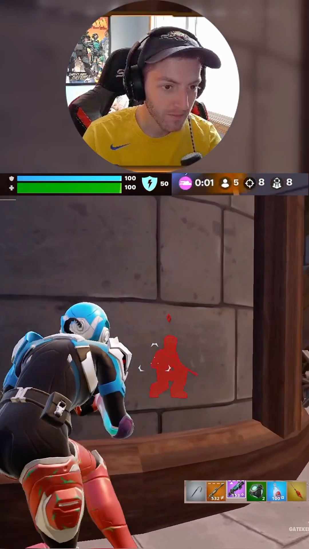 The WALL HACK medallion! #fortnite - YouTube