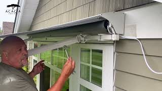 Adjusting The Pitch of An Awning - Acacia