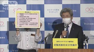 医師の診断で・・・日本医師会がPCR検査強化など提言(20/08/05)