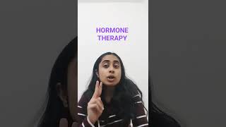 Hormone therapy in cancer