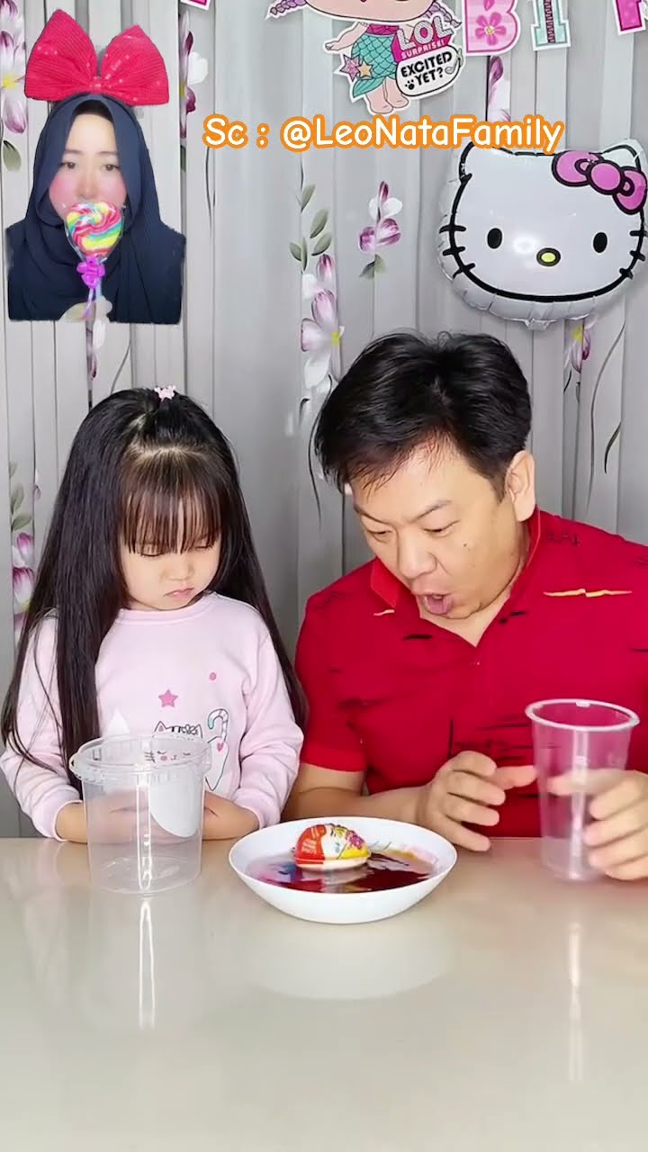 PERMEN KAPAS ADIK GAK ADA HADIAHNYA ⁉️tapi Papa Tidak Mau Adik Sedih ?@LeoNataFamily #shorts #funny