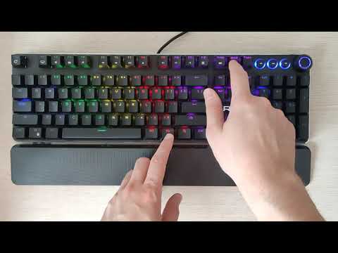 Krux Crato RGB - Nowa klawiatura lubianego producenta Krux Crato RGB Efekty Świetlne