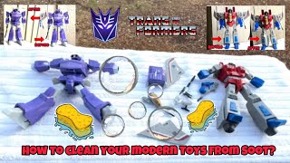 Deception SPA Day! A How to Clean your Toys From SOOT or dust or stickiness 4K video Demo.