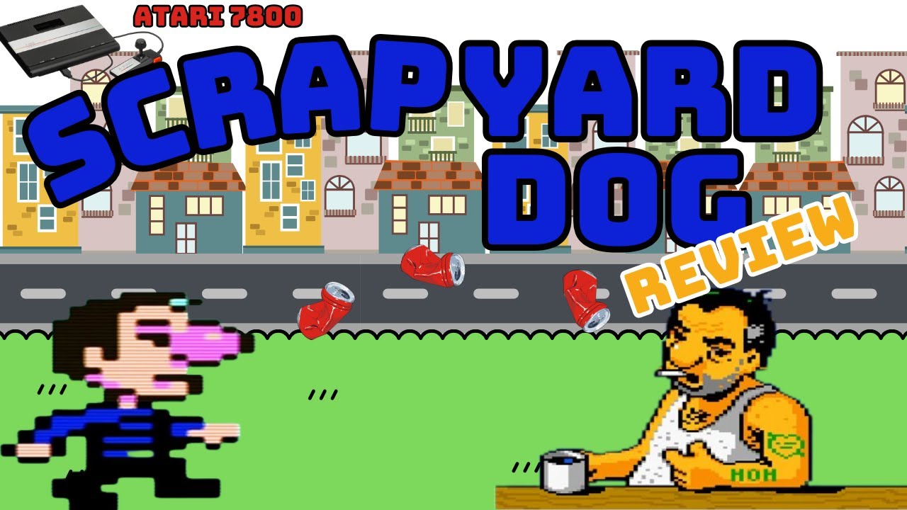 Jeu Vidéo Atari 7800 - Scrapyard Dog - Version PAL Loose (cartouche Seule) - N°7243S - État Correct (à Vérifier Sur Photos)