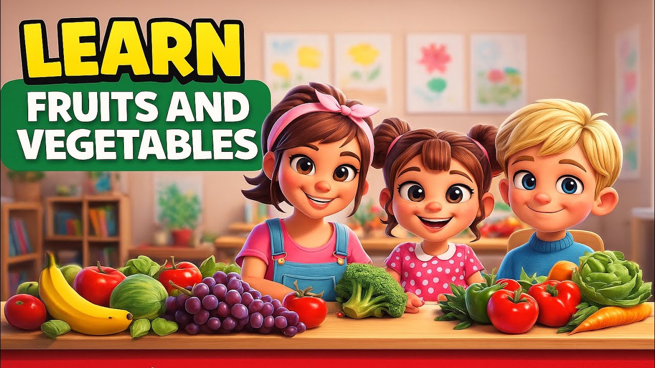 Learn Fruits & Vegetables with Ms. Rachel | Toddler Learning Video ...