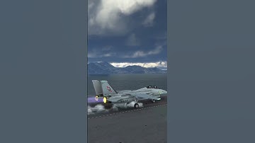 F-14 Tomcat Carrier Launch Up Close!