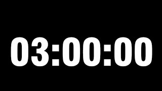 3 Saat Pomodoro - 3 Saat Geri̇ Sayim Sayaci - 3 Hours