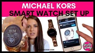 how to set michael kors smartwatch