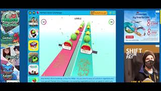 Perfect Slice Challenge at UFREEGAMES