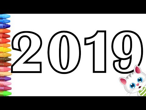 YILBAŞI 2019 ve MiMi | nasıl yapılır nasıl çizilir | Boyama ve resim yapma videoları