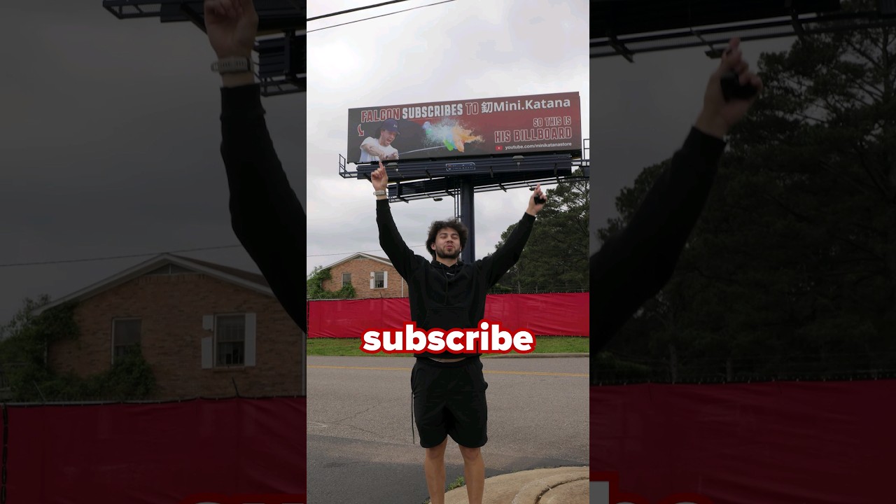 I Put A Subscriber on A Billboard!!
