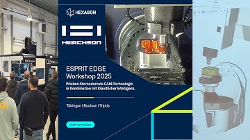 5 axis milling on D2-5AX with ESPRIT Edge (Hexagon) during a Workshop at Hwacheon Europe, Nov.  2025