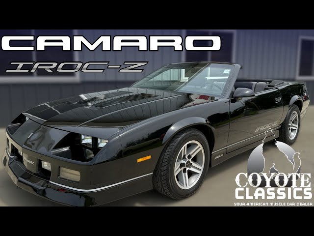 1989 Camaro IROC Z28 *SOLD* Coyote Classics - YouTube